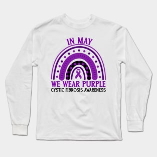 In My We Wear Purple Cystic Fibrosis Awareness Long Sleeve T-Shirt